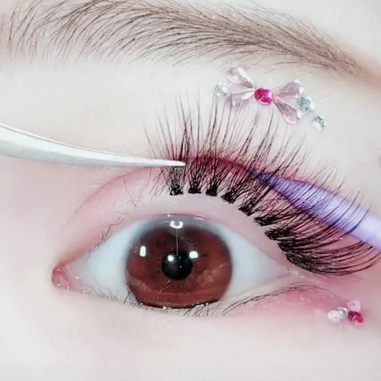 60 Cluster Lashes, 30D C Curl Mix 12/14/16mm Individual Lashes Extensions  At Home