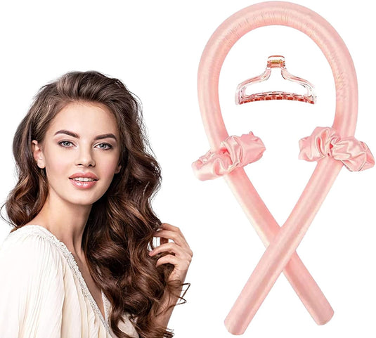 Heatless Curling Rod Headband No Heat Silk Curls Ribbon Hair Rollers Hair Curlers Hair Styling Tools